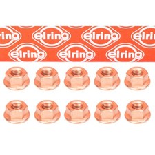 10x ELRING Mutter M8x1,25