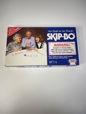 Skip-Bo Amigo Vintage Blaue Ausgabe Top Zustand Kartenspiel