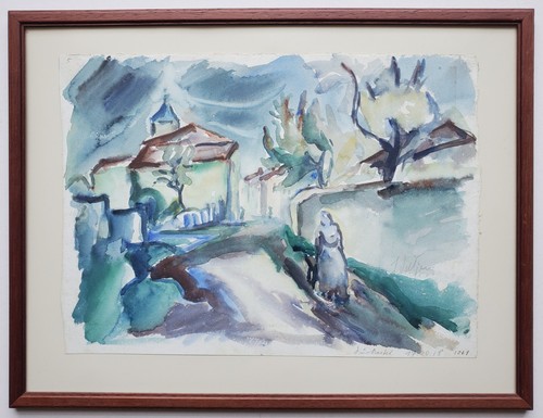 Gemälde aquarell landschaft - gemälde,