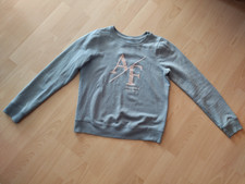 Pullover Sweatshirt Abercrombie Fitch Gr. S 164/170 hellblau mint