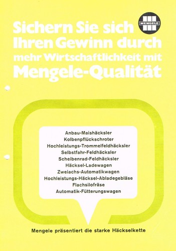 Mengele häckselkette orig - mengele, häckselkette,