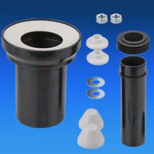 WC Anschluss Set Austausch Wand WC Anschluss Garnitur Ø90 180 mm Lippendichtung