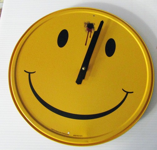 Schlechte happy smiley - smiley, wanduhr