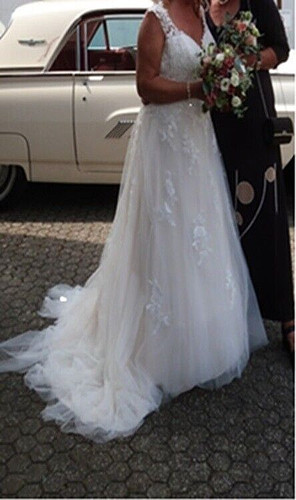 Brautkleid ladybird champagner - brautkleid,