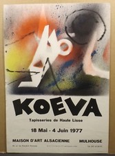 Maison D`Art Alsacienne Mulhouse - Koeva Ausstellung Plakat 1977
