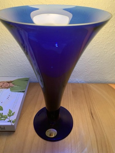 Kobaltblaue glas wase - kobaltblaue,