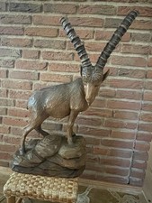 Steinbock Holzschnitzerei