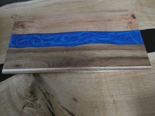 Servierbrett holz epoxid - servierbrett,