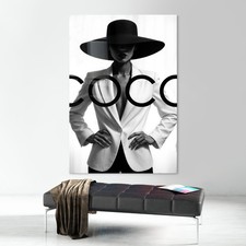 ✅ WANDBILD LUXUS COCO FRAU