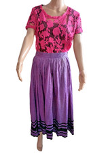 Seidenrock Gr.42 weit