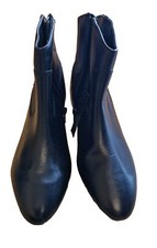 NEU M&S Leder Stiefelette rund