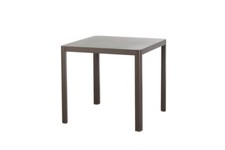 Kingston Tisch Gastrotisch Gartentisch Diamond Garden 80x80cm Aluminium braun