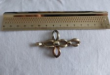 KREUZ ANHÄNGER 333er 8 k Rotgold, Gelbgold, Weißgold, L 6 cm