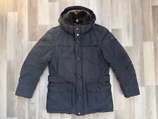 Cinque Jacke,Parka,Gr.50,L,schwarz,Winterjacke,Herrenjacke,Kapuze,Fellkragen