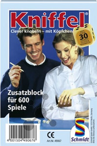 Spiel großer kniffelblock 100 - großer,