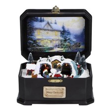 Spieluhr - Musikbox mit Bergszene