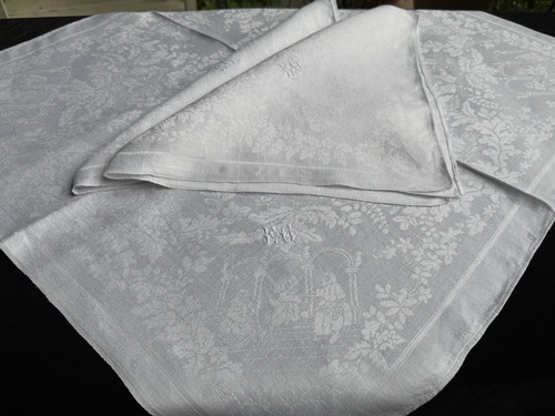 Konvolut seidenleinendamast - konvolut,