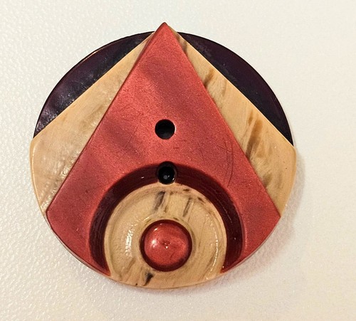 Vintage art deco knopf - knopf, aus