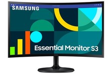 Samsung S36GD Essential Curved Monitor 24 Zoll, PC-Bildschirm mit VA-Panel, Full