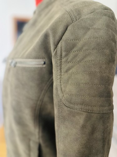 Lederjacke - ,