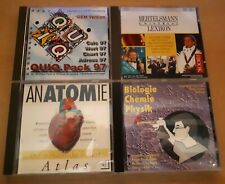 4x Programme (Quiq, Biologie/Chemie/Physik, Lexikon, Anatomie) (Konvolut)