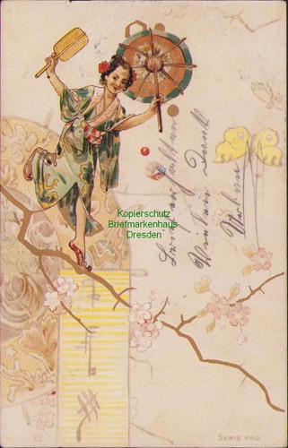 161743 jugendstil frau - 161743,