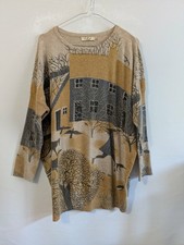 Long Pullover Senf Kaschmir