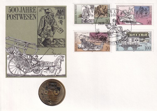 Numisbrief 500 jahre postwesen - 500,