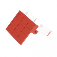 1x Lego Garagen Tor rot Scharnier Stifte Gegengewicht transparent weiß 822bc01