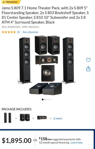 Jamo studio series - 7.1, home