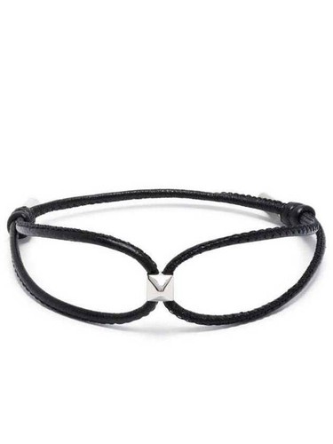 Valentino logo lederarmband - valentino, v-logo