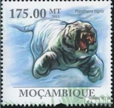 Briefmarken Mosambik 2011 Mi 4464 (kompl. Ausgabe) postfrisch Bengal-Tiger (Pant