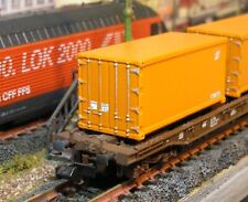 1:160 Roco Einheitstaschenwagen mit 2x20" Container der ÖBB