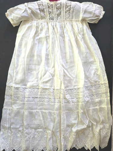 Antikes seiden taufkleid kleid - antikes, taufkleid/kleid