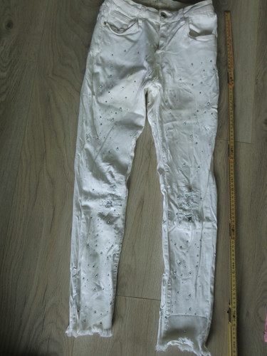 Weisse jeans mit - weisse,