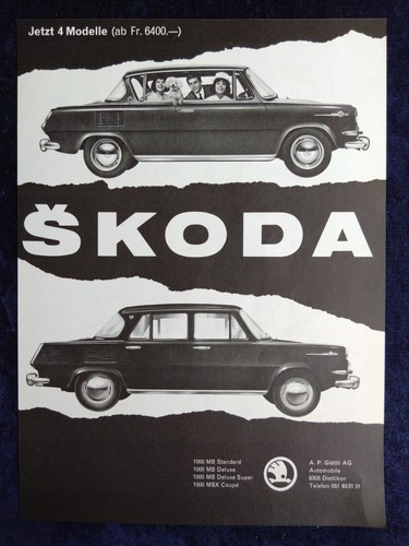 Skoda 1000 originale - mb,,