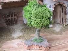 Krippenzubehör - Baum mit Mooskrone und Korkeiche