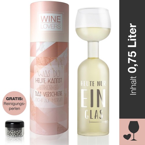 Wine lovers weinflasche glas - lovers,