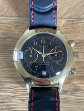 Poljot 3133 Chronograph 23 Jewels Armbanduhr Gold