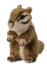 WWF Plüschtier Streifenhörnchen 15cm | Lebensechtes Kuscheltier Stofftier