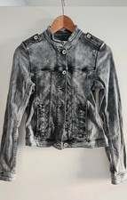 Jeans jacke schwarz - jeans-jacke,, schwarz-grau