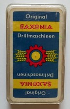 DDR Altdeutsches Skatkartenspiel Original Saxonia Drillmaschinen Bernburg