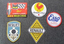 5x  1:18 Firmenschilder französische Hersteller  aus Metall- 3