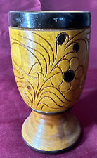 Holz Becher  Kelch Dekoration Deko Tasse Krug 19cm