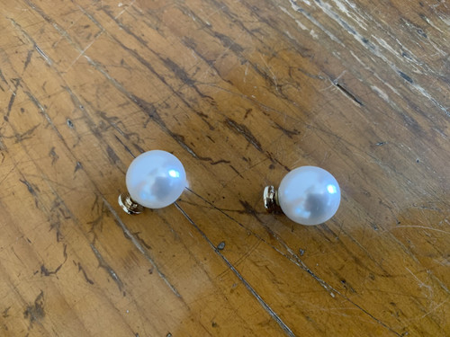 Vintage perlen ohrringe - vintage,