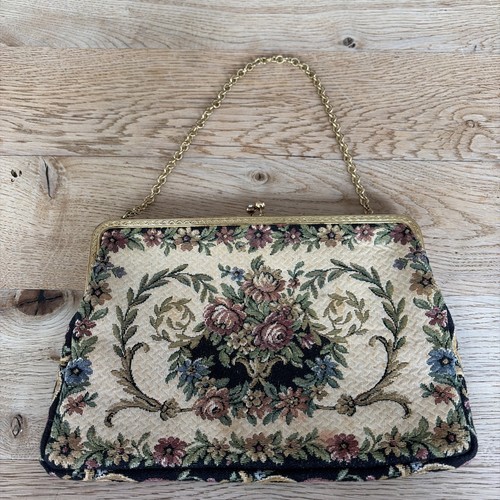 Vintage petit point blumen - vintage,