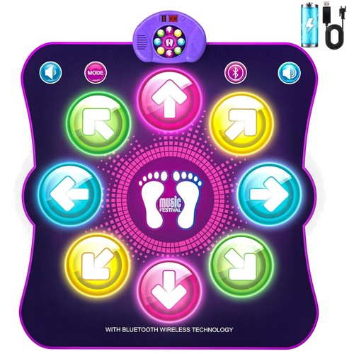 Kinder tanzmatte led - musik,, 8