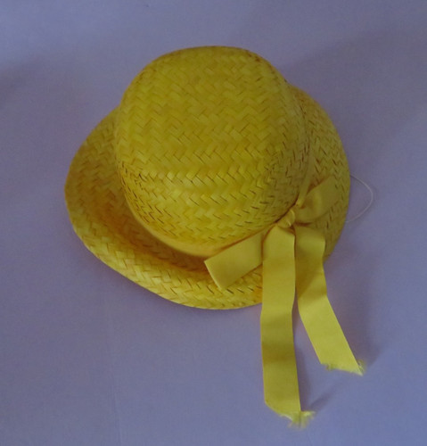 Mädchen strohhut sommer gelb - sommer,