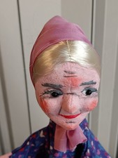 Dresdner Künstlerpuppe Handpuppe Großmutter 