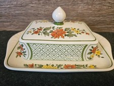 Villeroy und Boch Summerday Butterdose 2-tlg Butterplatte Butterglocke